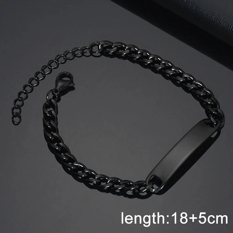 Pulsera Memoria · Placa para Grabado