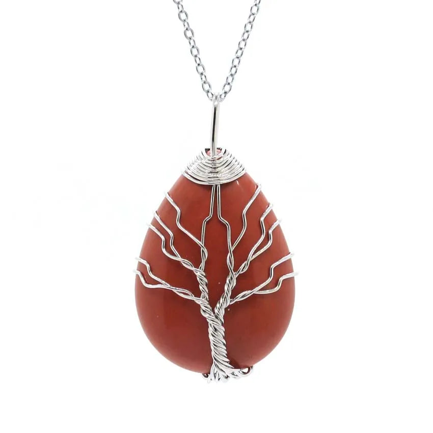 Colgante Árbol de la Vida con piedra