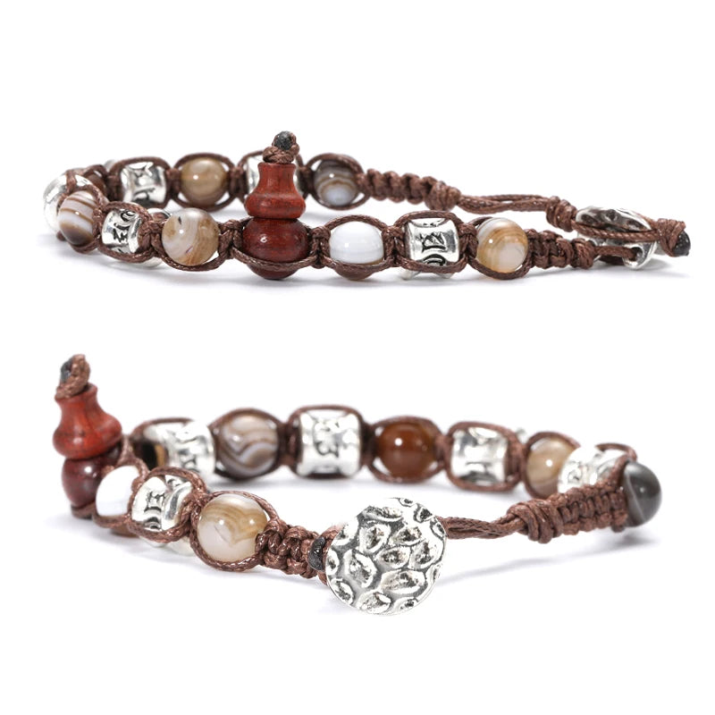 Pulsera Calabaza · Cuentas y Símbolos
