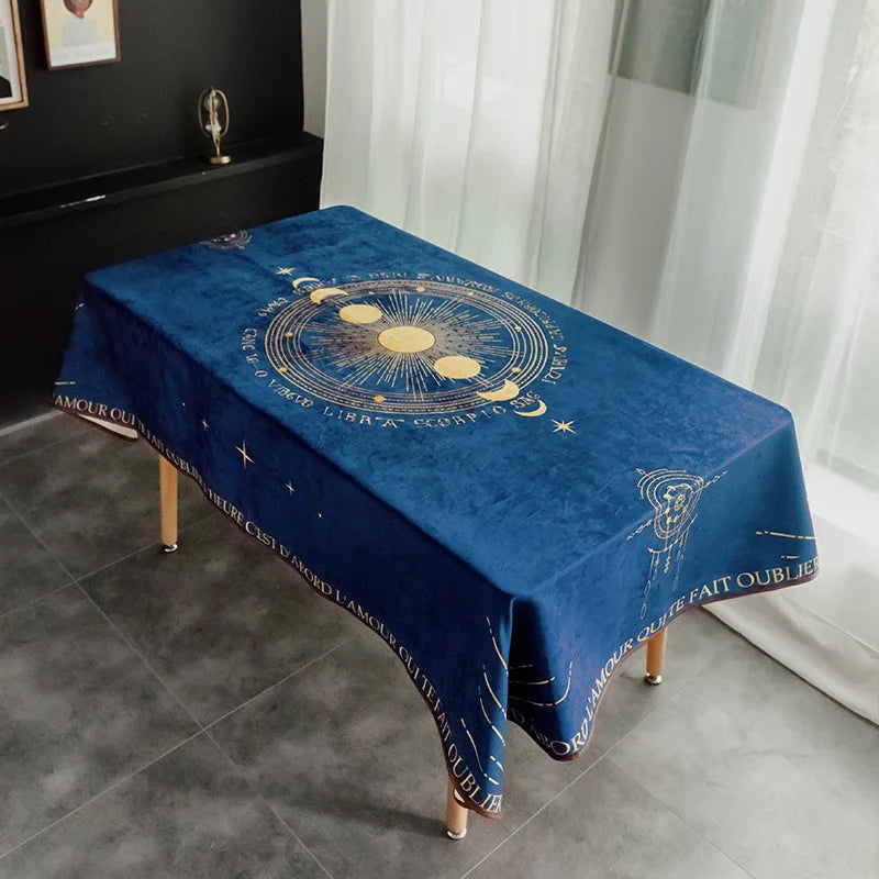 Mantel Carta Celeste · Mesa Rectangular
