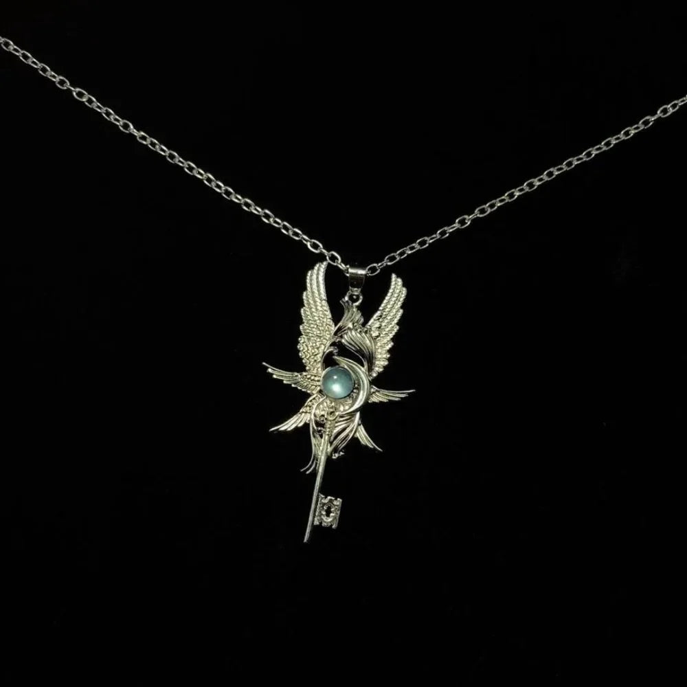 Collar Mensajero Azul · Alas de Ángel