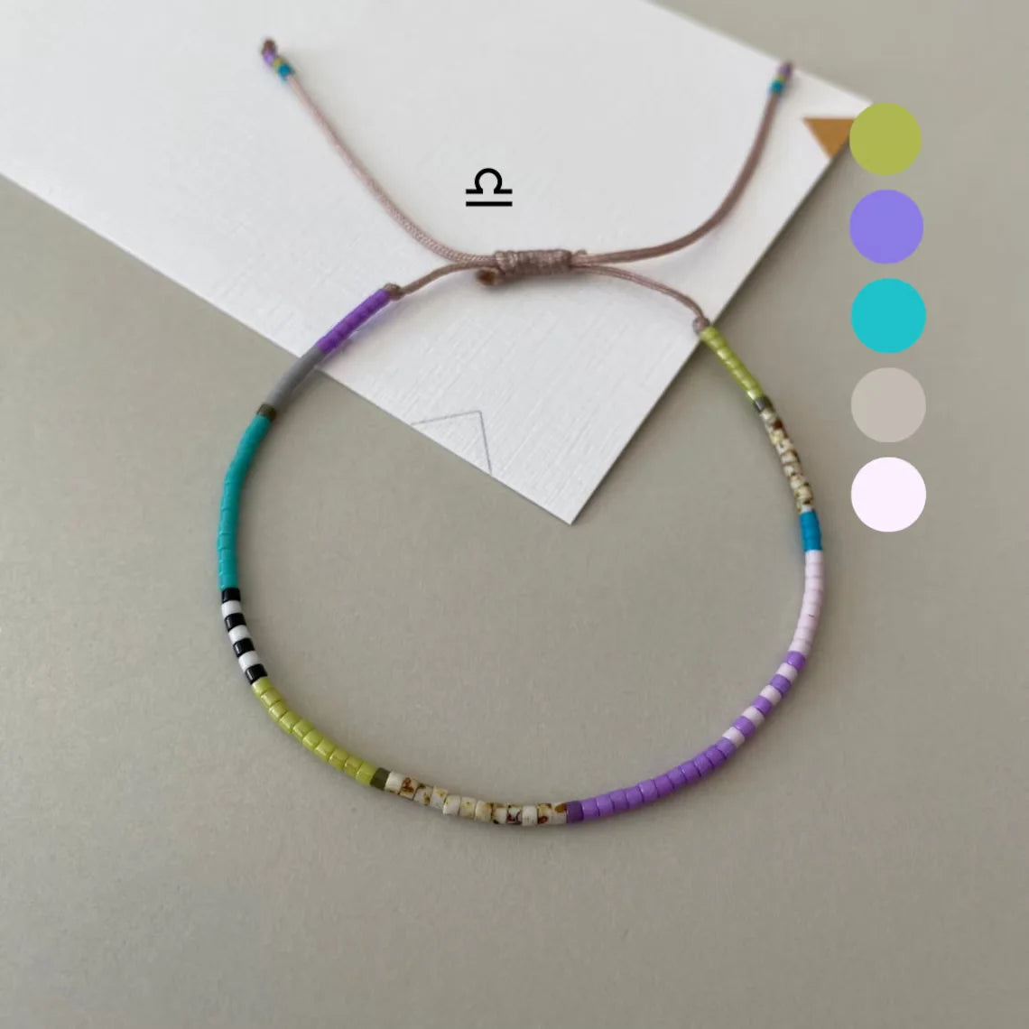 Pulsera Órbita · Abalorios del Zodiaco