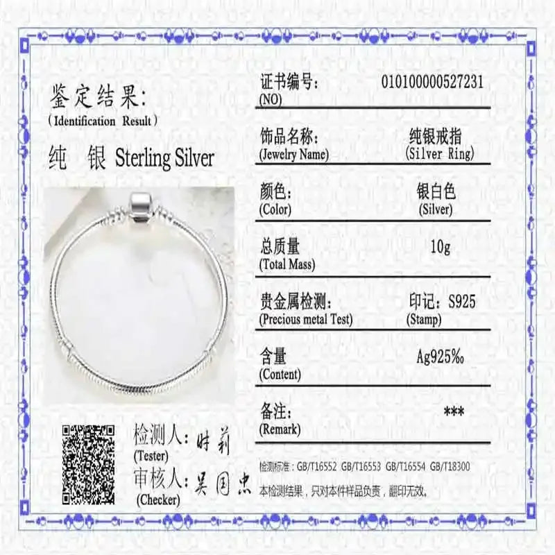 Pulsera Órbita Plata · Base para Abalorios