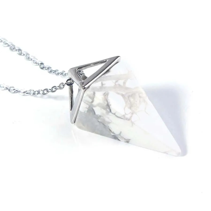 Colgante de punta de cristal