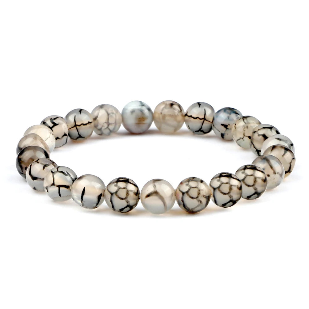 Pulsera Elementos · Cuentas de 8 mm