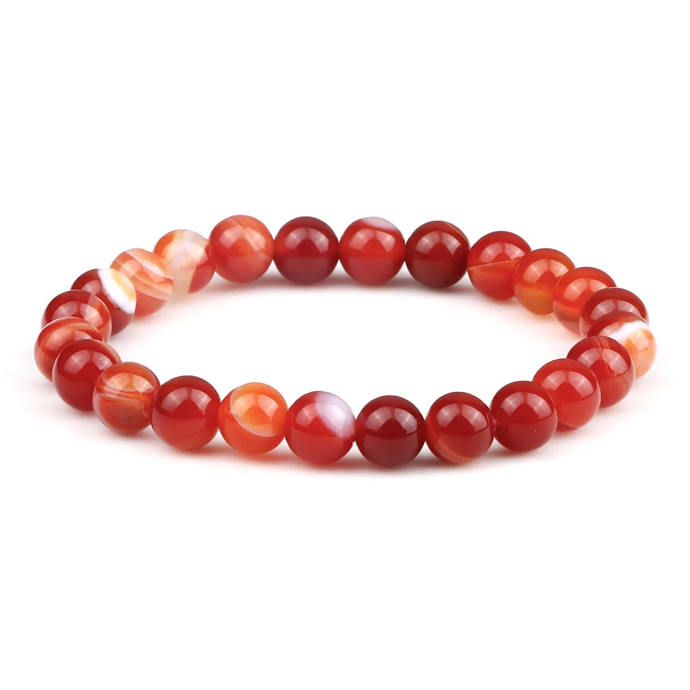 Pulsera Elementos · Cuentas de 8 mm