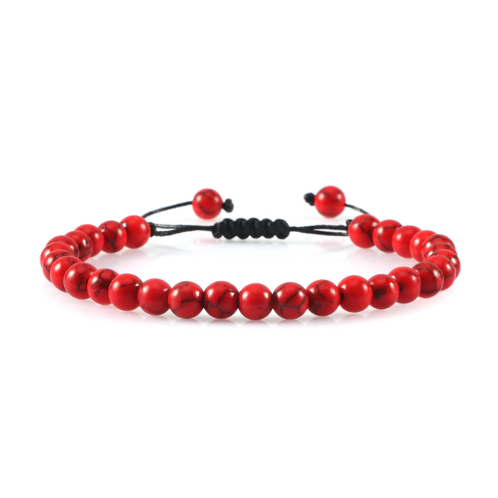 Clássico Black Volcanic Lava Stone Beads Pulseiras para homens, Natural Onyx Tiger Eye Pulseiras, Yoga Meditação Jóias, 6mm, 8mm