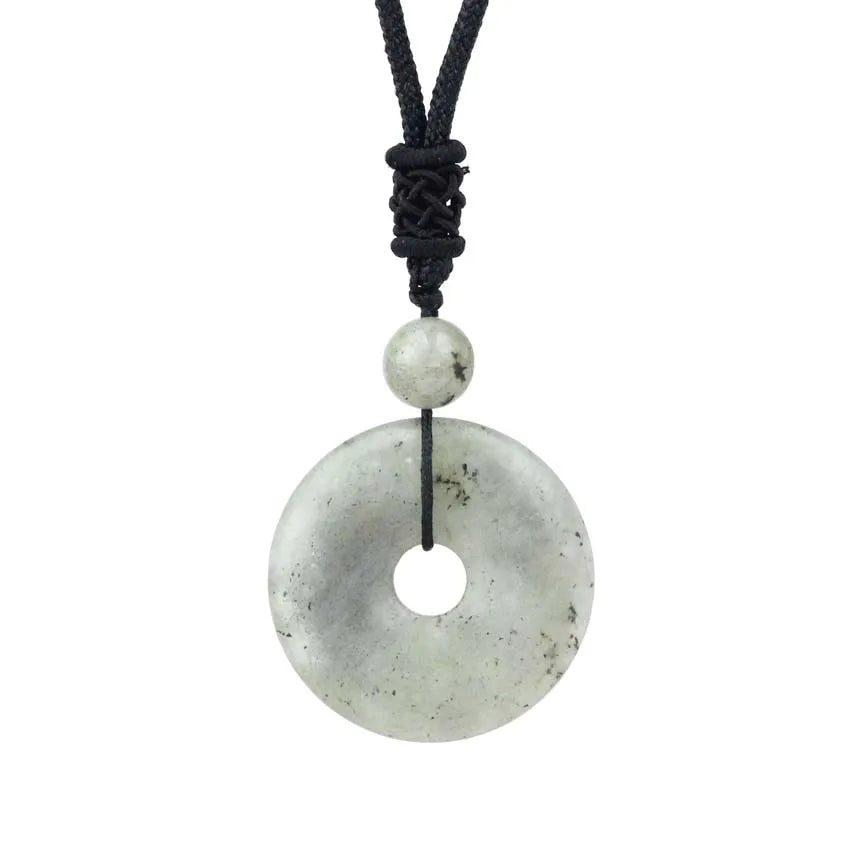Collar donut de cuarzo o amatista