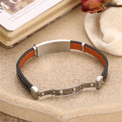 Pulsera del zodiaco con cordón de cuero