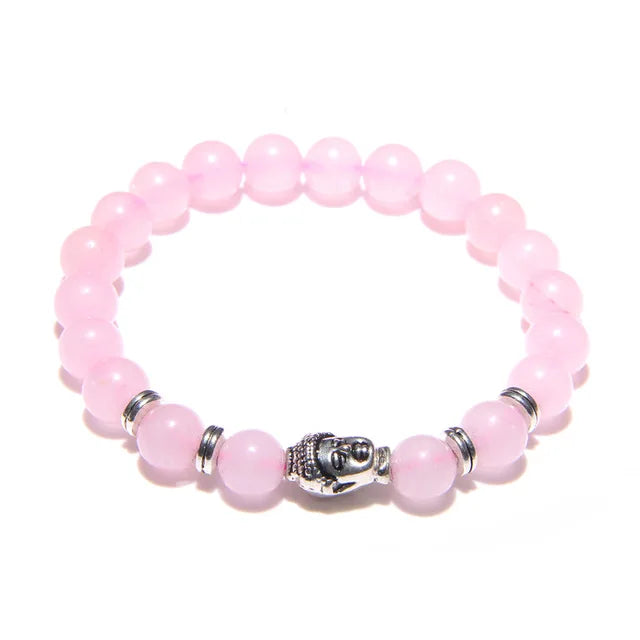 Aaaaa azul real tigre olho pulseira masculina contas de pedra natural buda estiramento charme pulseiras para mulheres moda masculina jóias 2020