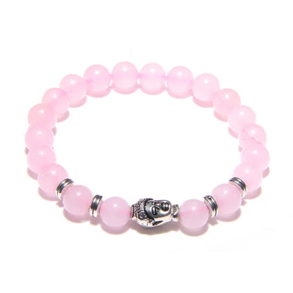 Aaaaa azul real tigre olho pulseira masculina contas de pedra natural buda estiramento charme pulseiras para mulheres moda masculina jóias 2020