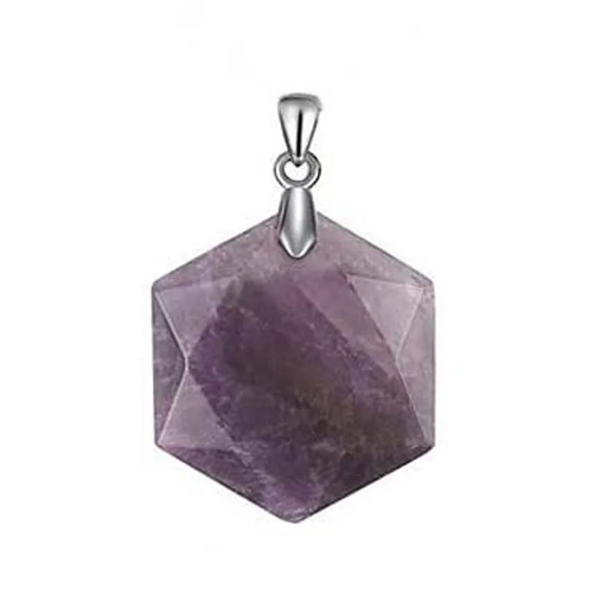 Colgante de amatista en estrella