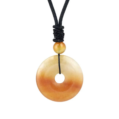 Collar donut de cuarzo o amatista