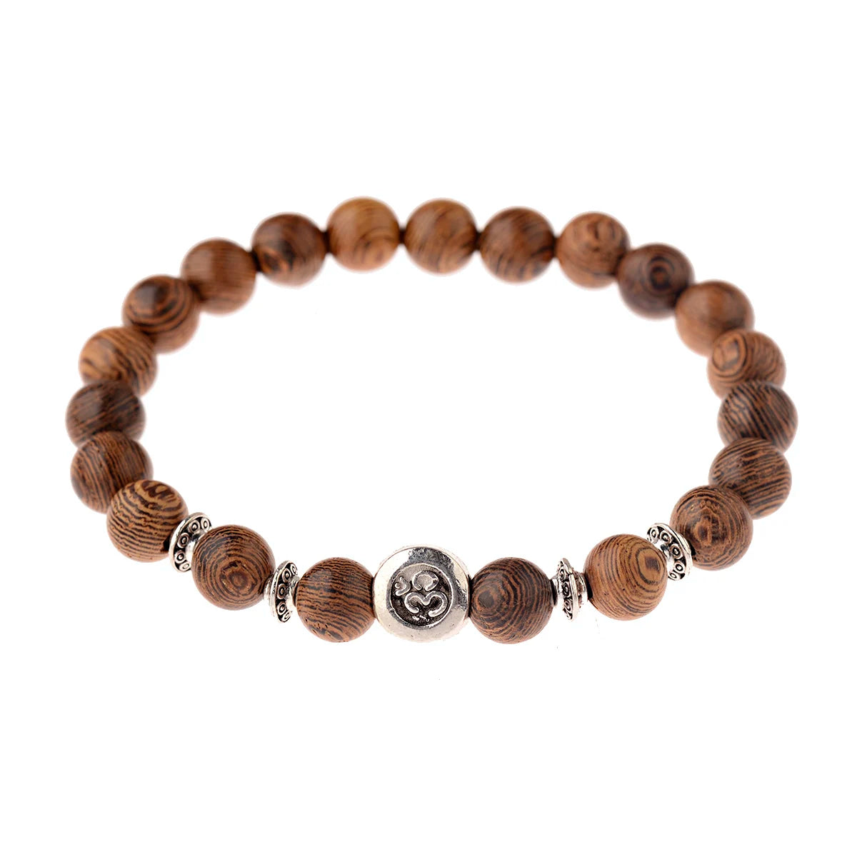 Pulsera Om · Cuentas y Colgante