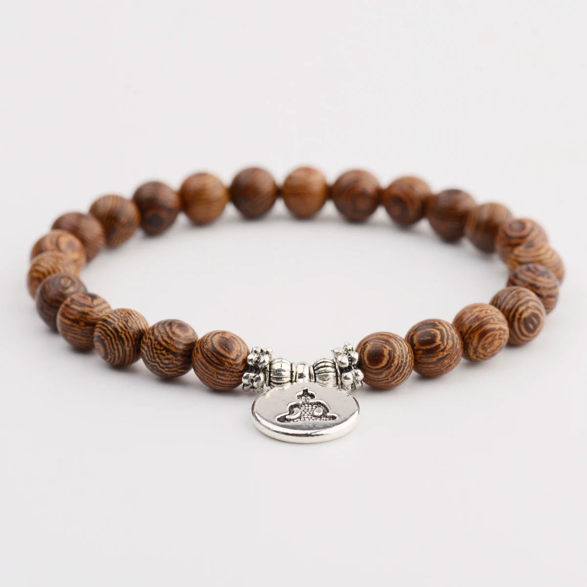 Pulsera Om · Cuentas y Colgante