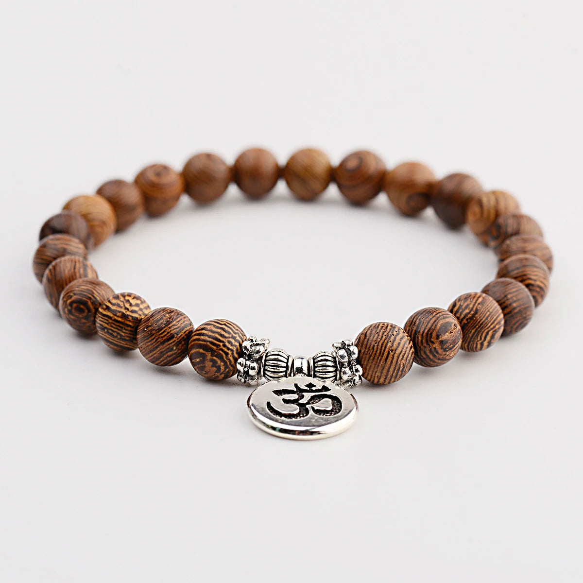 Pulsera Om · Cuentas y Colgante