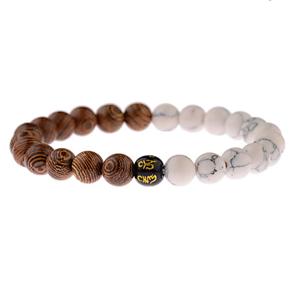 Pulsera Om · Cuentas y Colgante