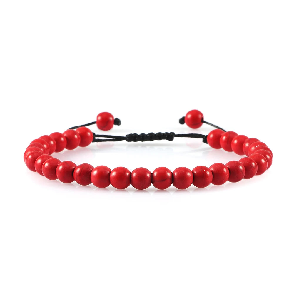 Clássico Black Volcanic Lava Stone Beads Pulseiras para homens, Natural Onyx Tiger Eye Pulseiras, Yoga Meditação Jóias, 6mm, 8mm