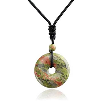 Collar donut de cuarzo o amatista
