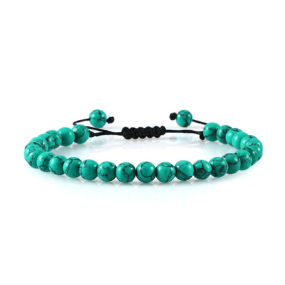 Clássico Black Volcanic Lava Stone Beads Pulseiras para homens, Natural Onyx Tiger Eye Pulseiras, Yoga Meditação Jóias, 6mm, 8mm