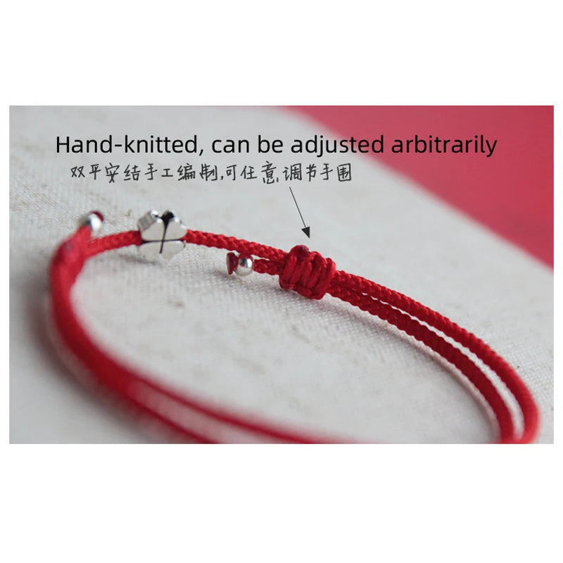 Pulsera Hilo del Vínculo · Detalles Metálicos