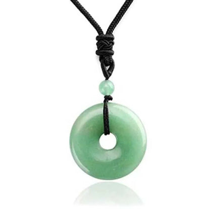 Collar donut de cuarzo o amatista