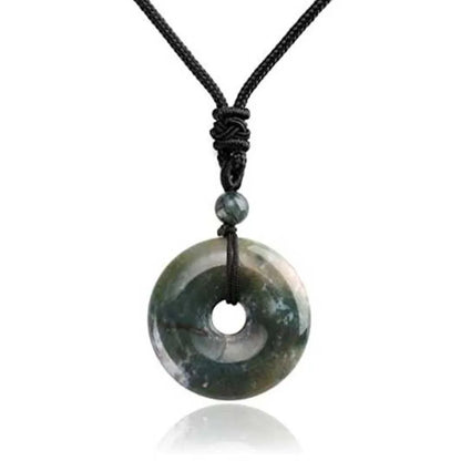Collar donut de cuarzo o amatista