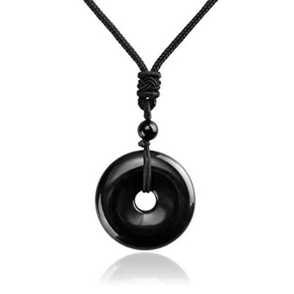 Collar donut de cuarzo o amatista