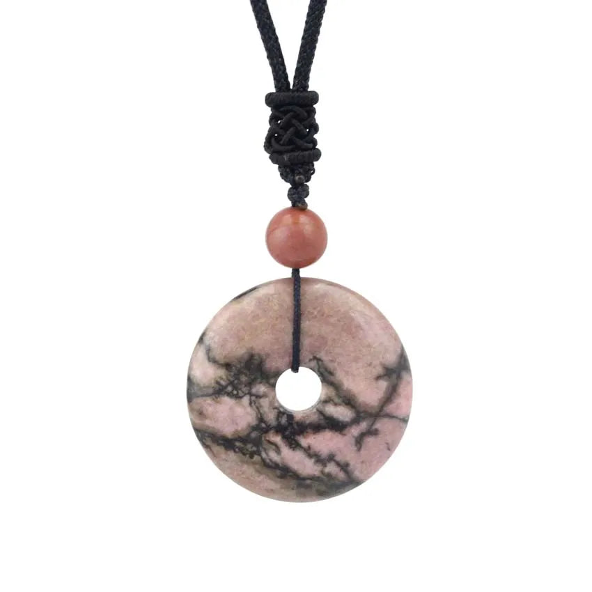 Collar donut de cuarzo o amatista