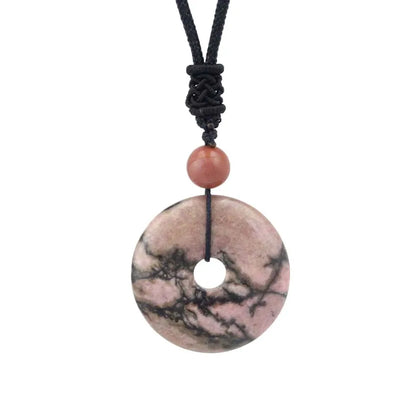 Collar donut de cuarzo o amatista
