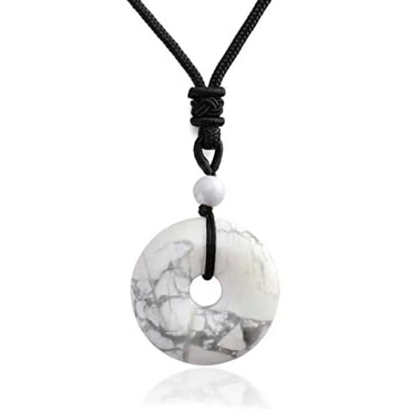 Collar donut de cuarzo o amatista