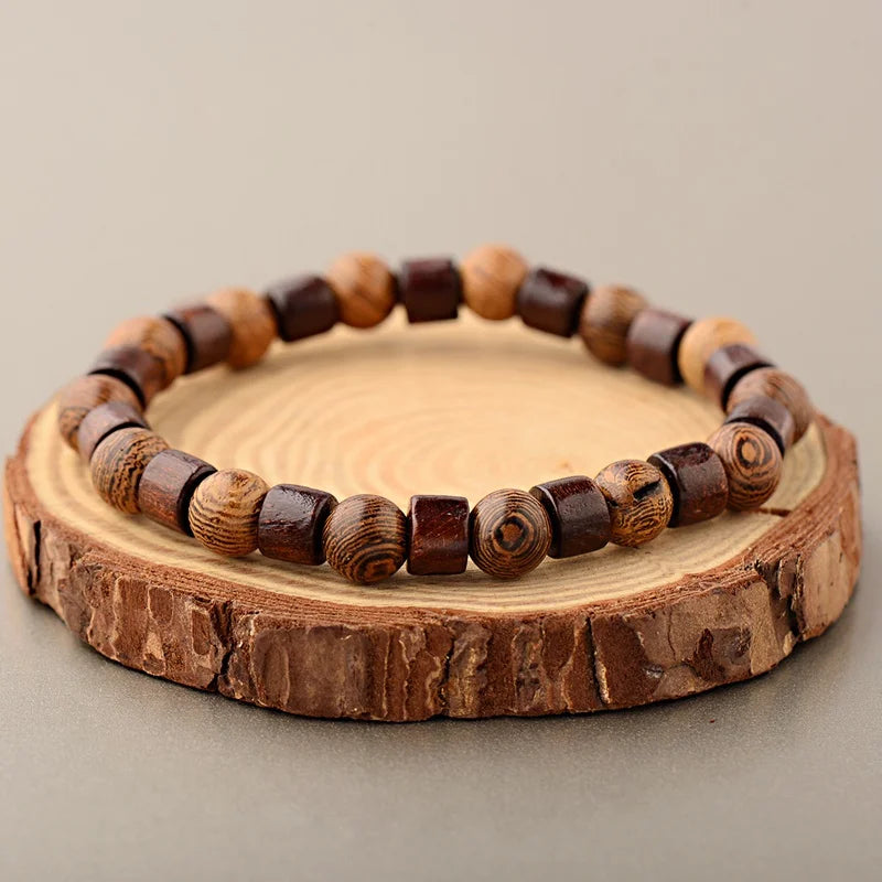 Pulsera Om · Cuentas y Colgante