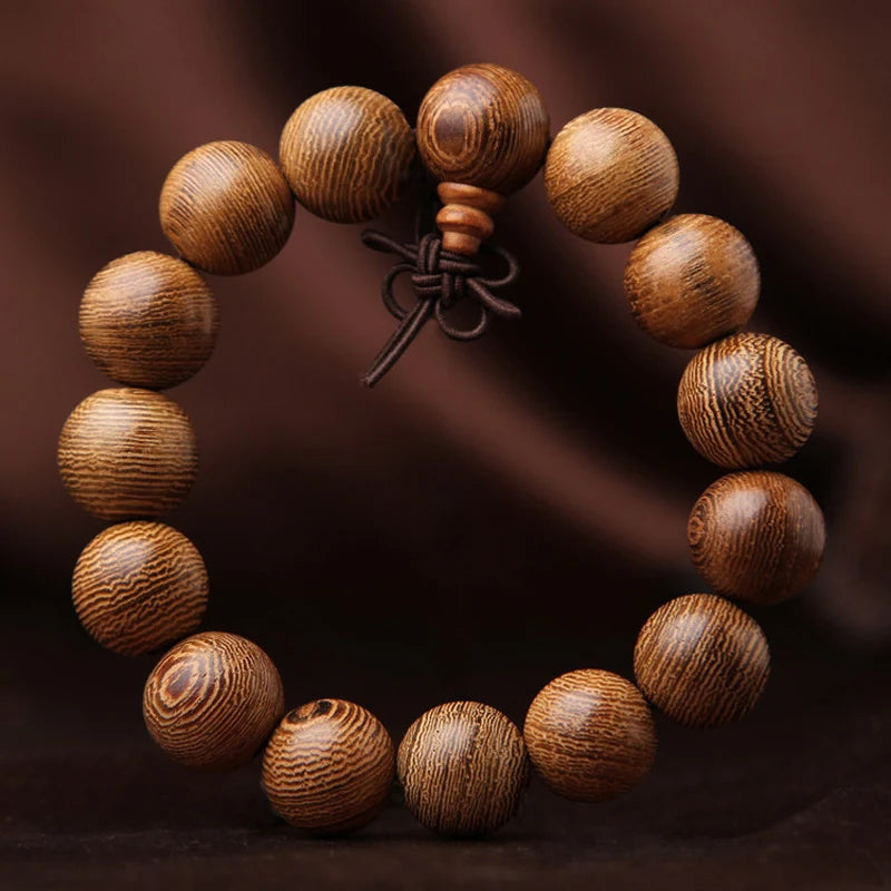 Fabricantes vendendo autêntico africano pulseira de madeira natural pulseira grânulos e transporte masculino ébano