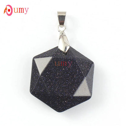 Colgante de amatista en estrella