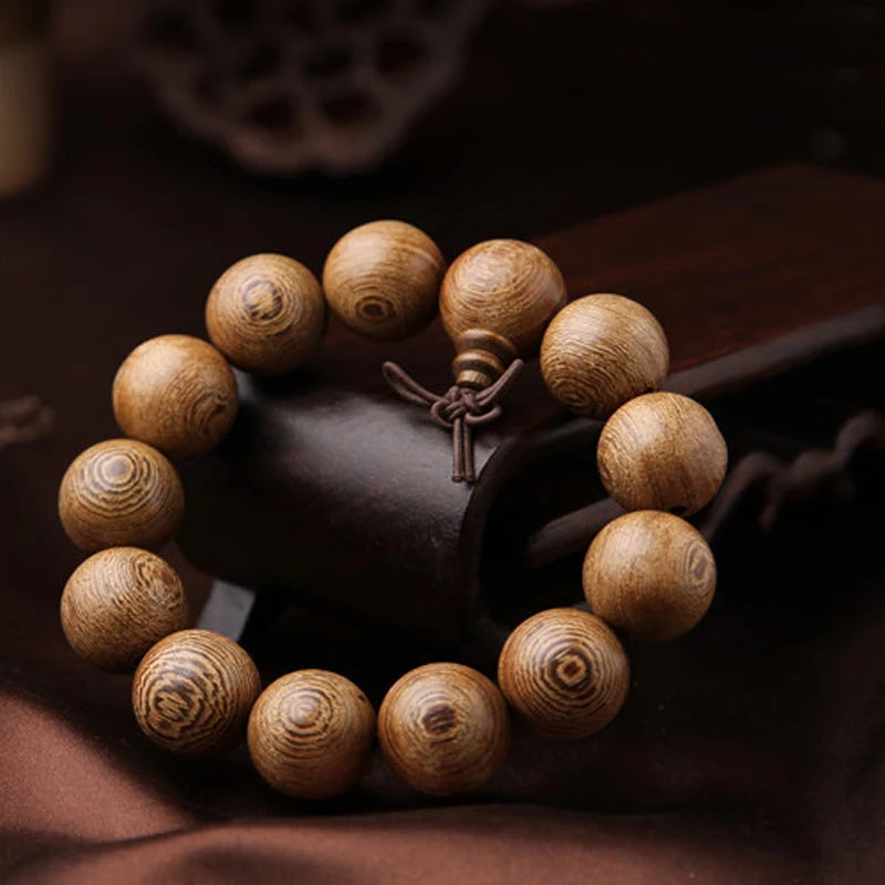 Fabricantes vendendo autêntico africano pulseira de madeira natural pulseira grânulos e transporte masculino ébano