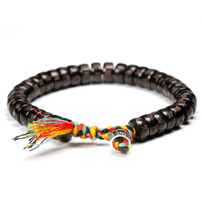 Pulsera de coco con Om Mani Padme Hum