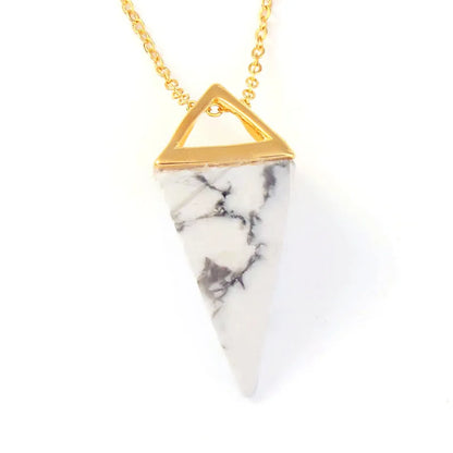 Colgante de punta de cristal