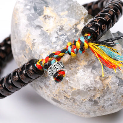 Pulsera de coco con Om Mani Padme Hum