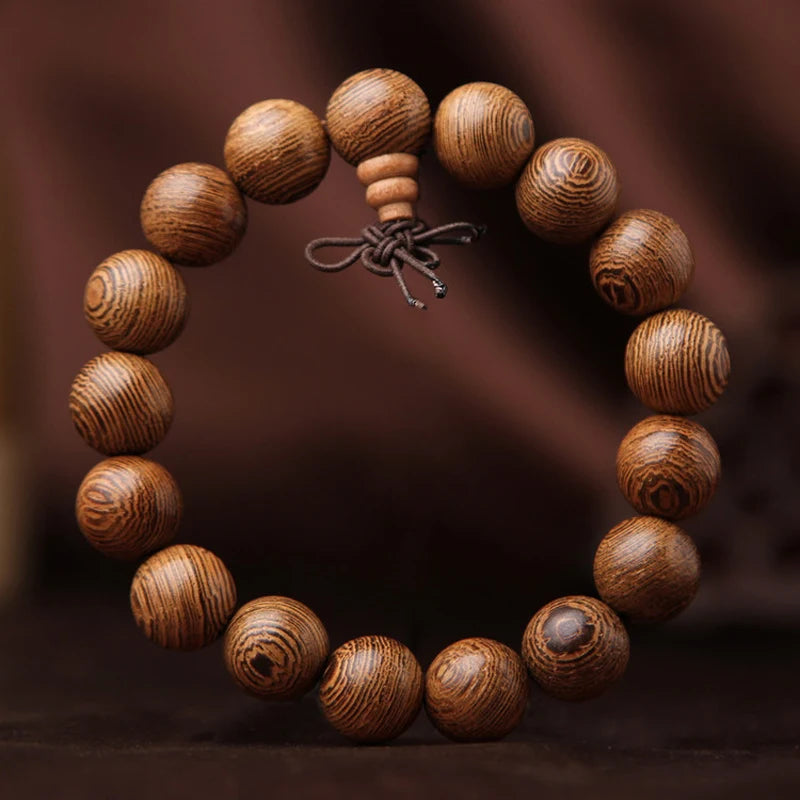 Fabricantes vendendo autêntico africano pulseira de madeira natural pulseira grânulos e transporte masculino ébano