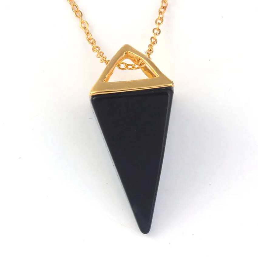 Colgante de punta de cristal