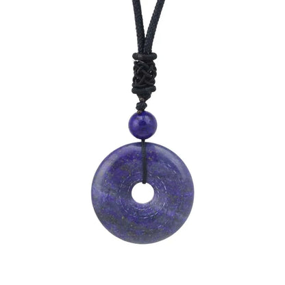 Collar donut de cuarzo o amatista