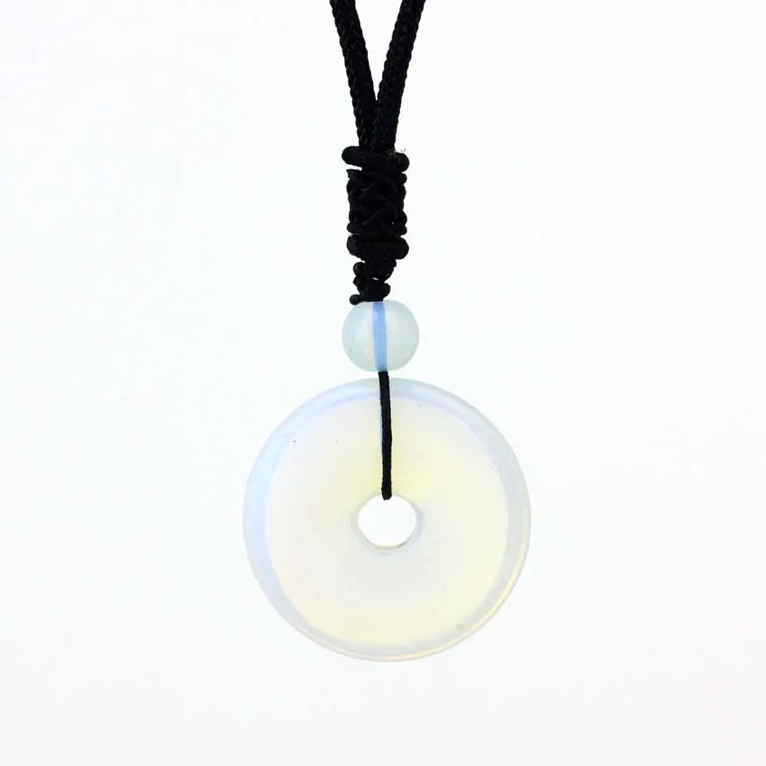 Collar donut de cuarzo o amatista