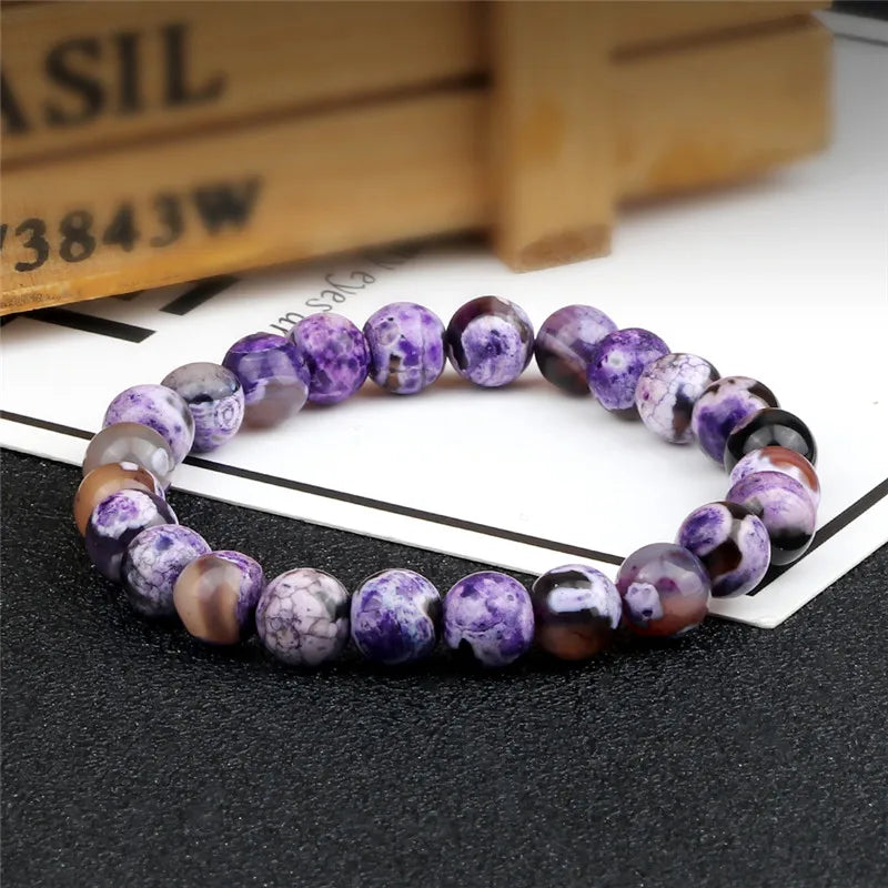Pulsera Elementos · Cuentas de 8 mm