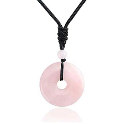 Collar donut de cuarzo o amatista