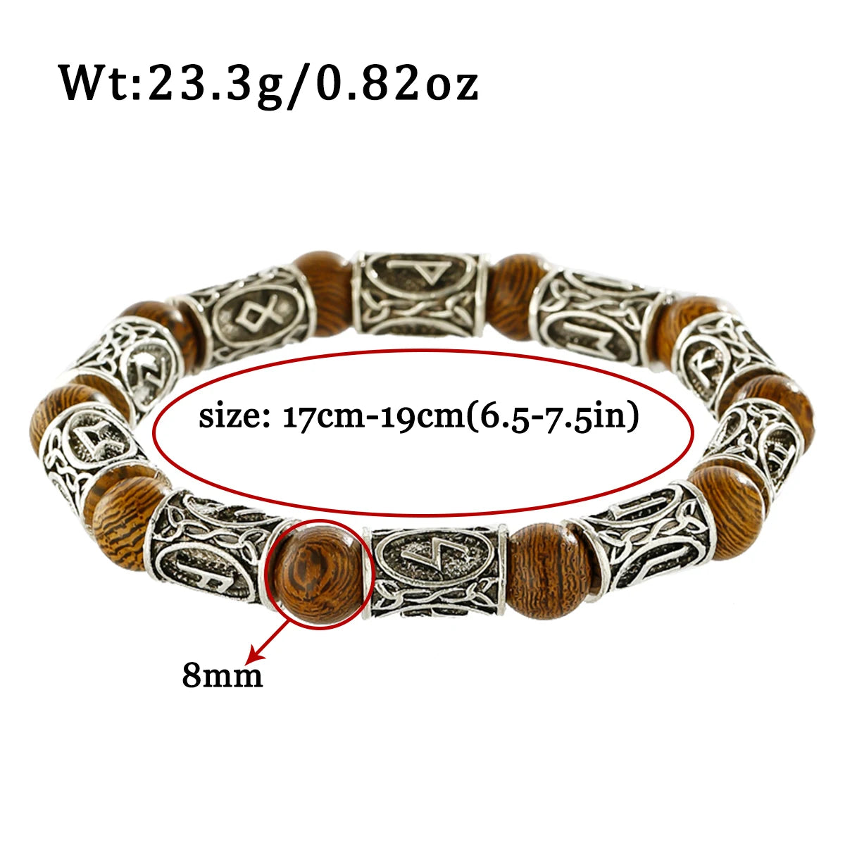 Pulsera Om · Cuentas y Colgante