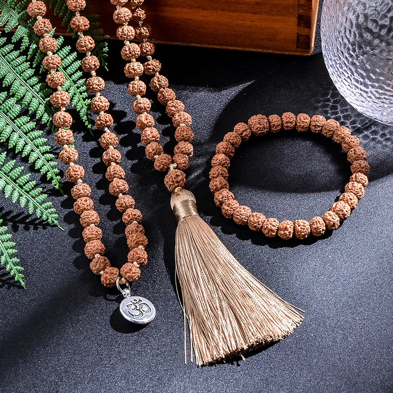 Japamala Rudraksha · 108 Cuentas