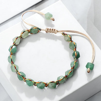 Pulsera Trama · Cuentas Bohemias