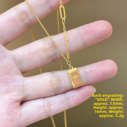 Colar Feminino com Pingente Cruz Vajra, Banhado a Cobre, Ouro Simulado e Prata, com Diamante e Trevo de Quatro Folhas, Corren...