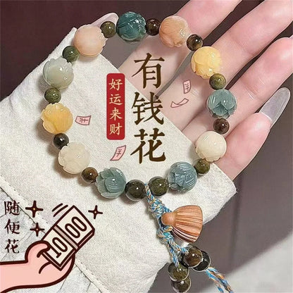 Pulsera Loto de Color · Cuentas Decorativas