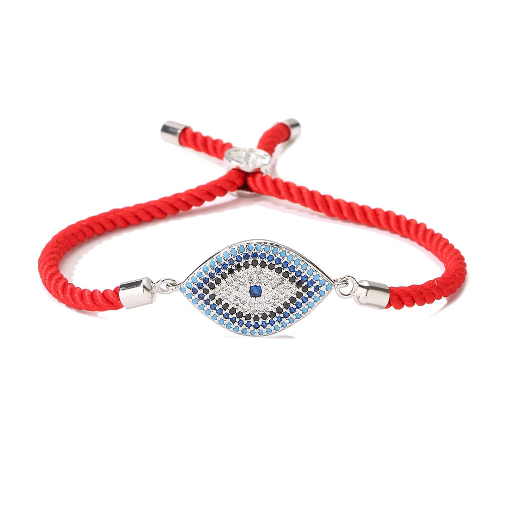 Mafisar 2026 Pulseira Olho Grego Turca Dourada da Moda Ajustável com Zircônias AAA Cravejadas Joia Feminina para Festas e Presentes